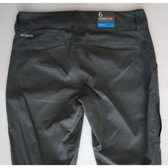 Columbia 1579861-028 Women's Sz 6 Short Gray Roll-Up Saturday Trail Pants - Picture 6 of 14